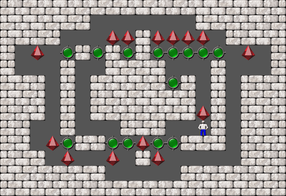 Sokoban More Bugs collections level 605